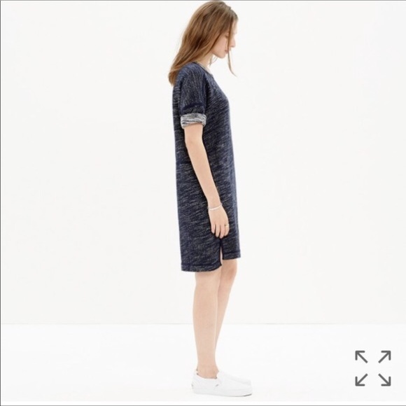 Madewell Short Sleeve Sweatshirt Dress - Picture 2 of 6